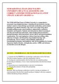 NURS 6630 FINAL EXAM &lpar;2024&rpar; WALDEN &NewLine;UNIVERSITY 300 ACTUAL QUESTIONS AND &NewLine;CORRECT ANSWERS WITH RATIONALE LATEST &NewLine;UPDATE ALREADY GRADED A&plus;