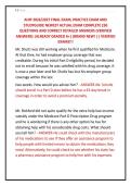 AHIP 2026&sol;2027 FINAL EXAM&comma; PRACTICE EXAM AND &NewLine;STUDYGUIDE NEWEST ACTUAL EXAM COMPLETE 250 &NewLine;QUESTIONS AND CORRECT DETAILED ANSWERS &lpar;VERIFIED &NewLine;ANSWERS&rpar; &vert;ALREADY GRADED A&plus;&vert;&vert;BRAND NEW&excl; &vert;&vert; VERIFIED &NewLine;EXAMS&excl;&excl;&excl;