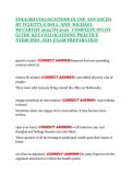 English Collocations in Use &lpar;Advanced&rpar; by Felicity O'Dell & Michael McCarthy 2025&ndash;2026 &vert; Complete Study Guide&comma; Key Collocations&comma; Practice Exercises & Exam Preparation
