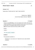 FIN 801 QUIZ 8 &vert; QUESTIONS AND ANSWERS &vert; 2026 UPDATE &vert; 100&percnt; CORRECT - TMU&period;