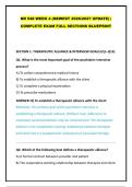 NR 548 WEEK 4 &lpar;LATEST 2026-2027 UPDATE&rpar; COMPLETE EXAM FULL SECTIONS BLUEPRINT