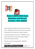 CGFM Exam 2 &lpar;2026&rpar; Practice Questions & Correct Answers &vert; 500&plus; Exam Questions &vert; Governmental Accounting&comma; Government Budgeting&comma; GASB&comma; FASAB & Government Financial Reporting &vert; Association of Government Accountants &lpar;AGA&rpar;
