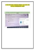 ATI RN PEDIATRIC NURSING NEWEST 2023-2026 NGN ACTUAL SCREENSHOOT EXAM