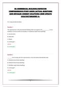 B2 COMMERCIAL BUILDING INSPECTOR COMPREHENSIVE STUDY GUIDE &vert;ACTUAL QUESTIONS AND DETAILED CORRECT SOLUTIONS &vert;NEW UPDATE 2026&sol;2027&vert;GRADED A&plus;