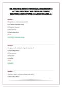 ICC BUILDING INSPECTOR GENERAL REQUIREMENTS &vert;ACTUAL QUESTIONS AND DETAILED CORRECT SOLUTIONS &vert;NEW UPDATE 2026&sol;2027&vert;GRADED A&plus;