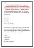  &NewLine; &NewLine;ATI NUTRITION PROCTORED EXAM WITH NGN AND &NewLine;STUDYGUIDE NEWEST 2026&sol;2027 ACTUAL EXAM COMPLETE &NewLine;300 QUESTIONS AND CORRECT DETAILED ANSWERS &lpar;VERIFIED &NewLine;ANSWERS&rpar; &vert;ALREADY GRADED A&plus;&vert;&vert; VERIFIED EXAMS&excl;&excl;&excl; 
