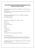 AANP&vert;VERIFIED QUESTIONS AND CORRECT DETAILED ANSWERS&vert;RATED AND GRADED A&plus; NEW UPDATE&vert; 2026&sol;2027