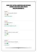 CDCES TEST &vert;ACTUAL QUESTIONS AND DETAILED CORRECT SOLUTIONS &vert;NEW UPDATE 2026&sol;2027&vert;GRADED A&plus;