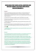 CDCES EXAM STUDY GUIDE &vert;ACTUAL QUESTIONS AND DETAILED CORRECT SOLUTIONS &vert;NEW UPDATE 2026&sol;2027&vert;GRADED A&plus;