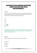 CDCES EXAM &vert;ACTUAL QUESTIONS AND DETAILED CORRECT SOLUTIONS &vert;NEW UPDATE 2026&sol;2027&vert;GRADED A&plus;