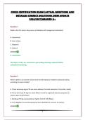 CDCES CERTIFICATION EXAM &vert;ACTUAL QUESTIONS AND DETAILED CORRECT SOLUTIONS &vert;NEW UPDATE 2026&sol;2027&vert;GRADED A&plus;