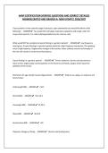 AANP CERTIFICATION&vert;VERIFIED QUESTIONS AND CORRECT DETAILED ANSWERS&vert;RATED AND GRADED A&plus; NEW UPDATE&vert; 2026&sol;2027