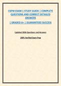 CGFM EXAM 1 STUDY GUIDE &vert; COMPLETE QUESTIONS AND CORRECT DETAILED ANSWERS