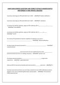 AANP EXAM&vert;VERIFIED QUESTIONS AND CORRECT DETAILED ANSWERS&vert;RATED AND GRADED A&plus; NEW UPDATE&vert; 2026&sol;2027