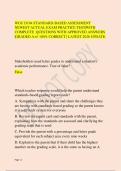 WGU D184 STANDARD-BASED ASSESSMENT &NewLine;NEWEST ACTUAL EXAM PRACTICE TEST&vert;WITH &NewLine;COMPLETE QUESTIONS WITH APPROVED ANSWERS &NewLine;&vert;GRADED A&plus;&sol;&sol; 100&percnt; CORRECT &vert; LATEST 2026 UPDATE
