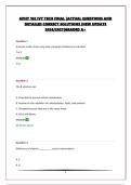 APHY 102 IVY TECH FINAL &vert;ACTUAL QUESTIONS AND DETAILED CORRECT SOLUTIONS &vert;NEW UPDATE 2026&sol;2027&vert;GRADED A&plus;