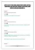 APHY 102 IVY TECH FINAL EXAM STUDY GUIDE &vert;ACTUAL QUESTIONS AND DETAILED CORRECT SOLUTIONS &vert;NEW UPDATE 2026&sol;2027&vert;GRADED A&plus;