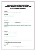 APHY 102 IVY TECH MIDTERM EXAM &vert;ACTUAL QUESTIONS AND DETAILED CORRECT SOLUTIONS &vert;NEW UPDATE 2026&sol;2027&vert;GRADED A&plus;