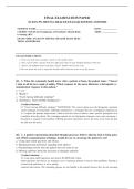 NCLEX PN MENTAL HEALTH NURSING EXAM 2026 COMPLETE EXAM QUESTIONS AND ANSWERS 100&percnt; VERIFIED A&plus; GRADE ASSURED&excl;&excl;&excl;&excl;&excl; NEW LATEST UPDATE&excl;&excl;&excl;&excl;&excl;