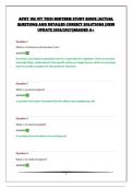 APHY 102 IVY TECH MIDTERM STUDY GUIDE &vert;ACTUAL QUESTIONS AND DETAILED CORRECT SOLUTIONS &vert;NEW UPDATE 2026&sol;2027&vert;GRADED A&plus;