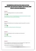 BOOKKEEPING CERTIFICATION EXAM &vert;ACTUAL QUESTIONS AND DETAILED CORRECT SOLUTIONS &vert;NEW UPDATE 2026&sol;2027&vert;GRADED A&plus;
