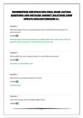 BOOKKEEPING CERTIFICATION FINAL EXAM &vert;ACTUAL QUESTIONS AND DETAILED CORRECT SOLUTIONS &vert;NEW UPDATE 2026&sol;2027&vert;GRADED A&plus;