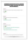 BOOKKEEPING CERTIFICATION &vert;ACTUAL QUESTIONS AND DETAILED CORRECT SOLUTIONS &vert;NEW UPDATE 2026&sol;2027&vert;GRADED A&plus;