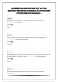 BOOKKEEPING CERTIFICATION TEST &vert;ACTUAL QUESTIONS AND DETAILED CORRECT SOLUTIONS &vert;NEW UPDATE 2026&sol;2027&vert;GRADED A&plus;