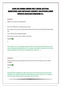 LEAN SIX SIGMA GREEN BELT EXAM &vert;ACTUAL QUESTIONS AND DETAILED CORRECT SOLUTIONS &vert;NEW UPDATE 2026&sol;2027&vert;GRADED A&plus;