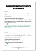 LEAN SIX SIGMA GREEN BELT &vert;ACTUAL QUESTIONS AND DETAILED CORRECT SOLUTIONS &vert;NEW UPDATE 2026&sol;2027&vert;GRADED A&plus;