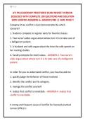 ATI PN LEADERSHIP PROCTORED EXAM NEWEST VERSION &NewLine;2026&sol;2027 WITH COMPLETE 100 QUESTIONS AND SOLUTION &NewLine;100&percnt; VERIFIED ANSWERS A&plus; GRADED FREE &vert;&vert; SURE PASS&excl;&excl;&excl; 