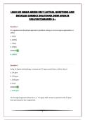 LEAN SIX SIGMA GREEN BELT &vert;ACTUAL QUESTIONS AND DETAILED CORRECT SOLUTIONS &vert;NEW UPDATE 2026&sol;2027&vert;GRADED A&plus;