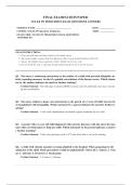 NCLEX PN PEDIATRICS EXAM 2026  100&plus; COMPLETE EXAM QUESTIONS AND ANSWERS 100&percnt; VERIFIED A&plus; GRADE ASSURED&excl;&excl;&excl;&excl;&excl; NEW LATEST UPDATE&excl;&excl;&excl;&excl;&excl;