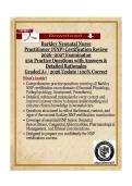 Barkley Neonatal Nurse Practitioner &lpar;NNP&rpar; Certification Review 2026&ndash;2027&colon; Complete 250-Q Practice Test Bank with Verified Answers & Detailed Rationales &vert; NCC-Aligned &vert; 100&percnt; Pass Guarantee&NewLine;&NewLine;