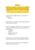 NURS 5461 &NewLine;Comprehensive Resource To Help You Ace 2026-2027 &NewLine;Exams Includes Frequently Tested Questions With &NewLine;ELABORATED 100&percnt; Correct COMPLETE SOLUTIONS &NewLine;Guaranteed Pass First Attempt&excl;&excl; Current Update&excl;&excl; 
