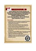 Barkley PMHNP Exam Practice Questions&colon; Complete 250-Q Test Bank with Verified Answers & Detailed Rationales &vert; Psychiatric-Mental Health Nurse Practitioner Certification Review &vert; 2025&sol;2026 Edition &vert; 100&percnt; Pass Guarantee