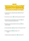 NURS 5461 &NewLine;Comprehensive Resource To Help You Ace 2026-2027 &NewLine;Exams Includes Frequently Tested Questions With &NewLine;ELABORATED 100&percnt; Correct COMPLETE SOLUTIONS &NewLine;Guaranteed Pass First Attempt&excl;&excl; Current Update&excl;&excl; 