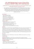 NSG 3280 Exam 1&comma;2 & 3 Pathophysiology &lpar;2026&sol;2027&rpar; &vert; Galen College of Nursing Package Deal