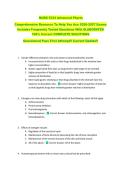 NURS 5334 Advanced Pharm &NewLine;Comprehensive Resource To Help You Ace 2026-2027 Exams &NewLine;Includes Frequently Tested Questions With ELABORATED &NewLine;100&percnt; Correct COMPLETE SOLUTIONS &NewLine;Guaranteed Pass First Attempt&excl;&excl; Current Update&excl;&excl; 