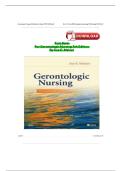 Test Bank For Gerontologic Nursing 5th Edition By Sue E&period; Meiner 2026 Version Updated Complete A&plus;Guide&period;