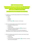 NURS 7430 Advanced Pharm  &NewLine;Comprehensive Resource To Help You Ace 2026-2027 Exams &NewLine;Includes Frequently Tested Questions With ELABORATED &NewLine;100&percnt; Correct COMPLETE SOLUTIONS &NewLine;Guaranteed Pass First Attempt&excl;&excl; Current Update&excl;&excl;