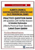 Alberta Crane & Hoisting Equipment Operator Exam &ndash; Practice Question Bank&colon; 300 Questions with Verified Answers & Detailed Rationales &vert; AIT-Aligned &vert; Mobile Crane&comma; Boom Truck & Tower Crane &vert; 2026&sol;2027 Edition &vert; Guaranteed Pass &vert; Instant Download&NewLine;