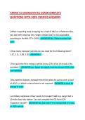 AMMO 51 COURSE MV-DL EXAM COMPLETE QUESTIONS WITH 100&percnt; VERIFIED ANSWERS