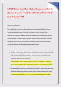 NR 567 Midterm Exam &vert; Latest Update &vert; Comprehensive Practice Questions & Answers &vert; Family Nurse Practitioner Study Guide & Exam Preparation PDF