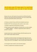 HESI PN MED-SURG TEST BANK &lpar;NGN-STYLE QUESTIONS &NewLine;& CASE SCENARIOS&rpar; 100&plus; QS & ANS TO PASS THE EXAM