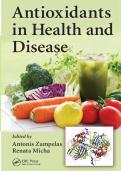Antioxidants in Health and Disease Study Guide  Nutrition&comma; Oxidative Stress&comma; Free Radicals & Chronic Disease Notes
