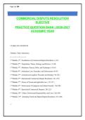 COMMERCIAL DISPUTE RESOLUTION 2026-2027 &vert; Complete Q&A Bank 260&plus; MCQs with Detailed Rationales &vert; SQE1 FLK2 Aligned &vert; Part Two