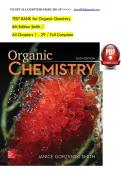 TEST BANK for Organic Chemistry &NewLine;6th Edition &NewLine;