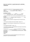 BUS 321 CHAPTER 1 QUESTIONS WITH VERIFIED ANSWERS
