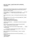 BUS 321 EXAM 1 QUESTIONS WITH VERIFIED ANSWERS